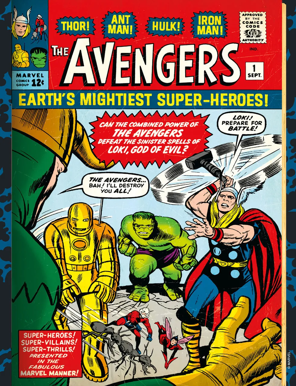 Buffalo Games Marvel Comics puslespil 4-pak 300+500 brikker