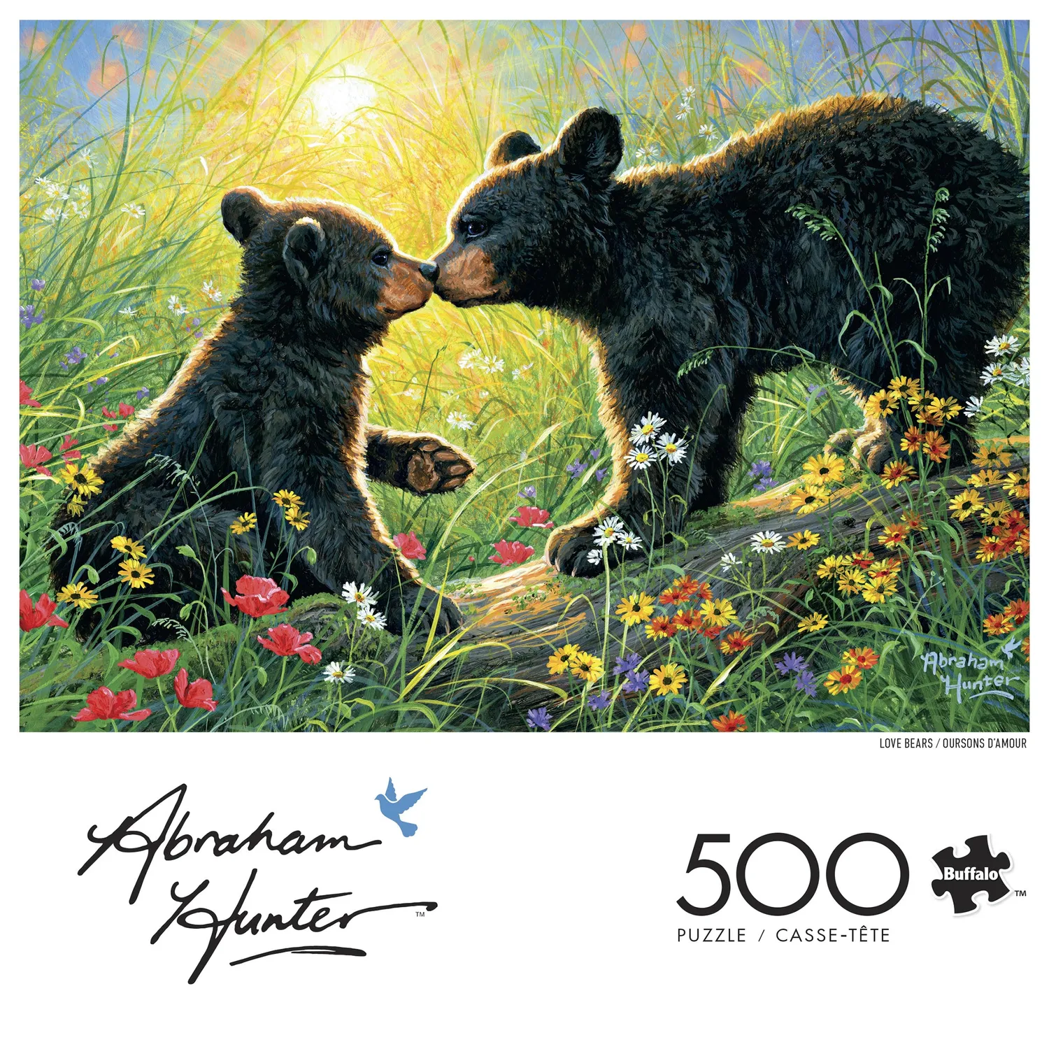 Buffalo Games Abraham Hunter Love Bears puslespil 500