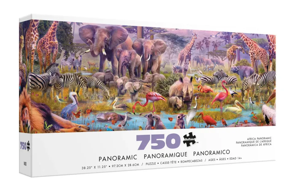 Buffalo Games Africa Panoramic puslespil 750 brikker panorama