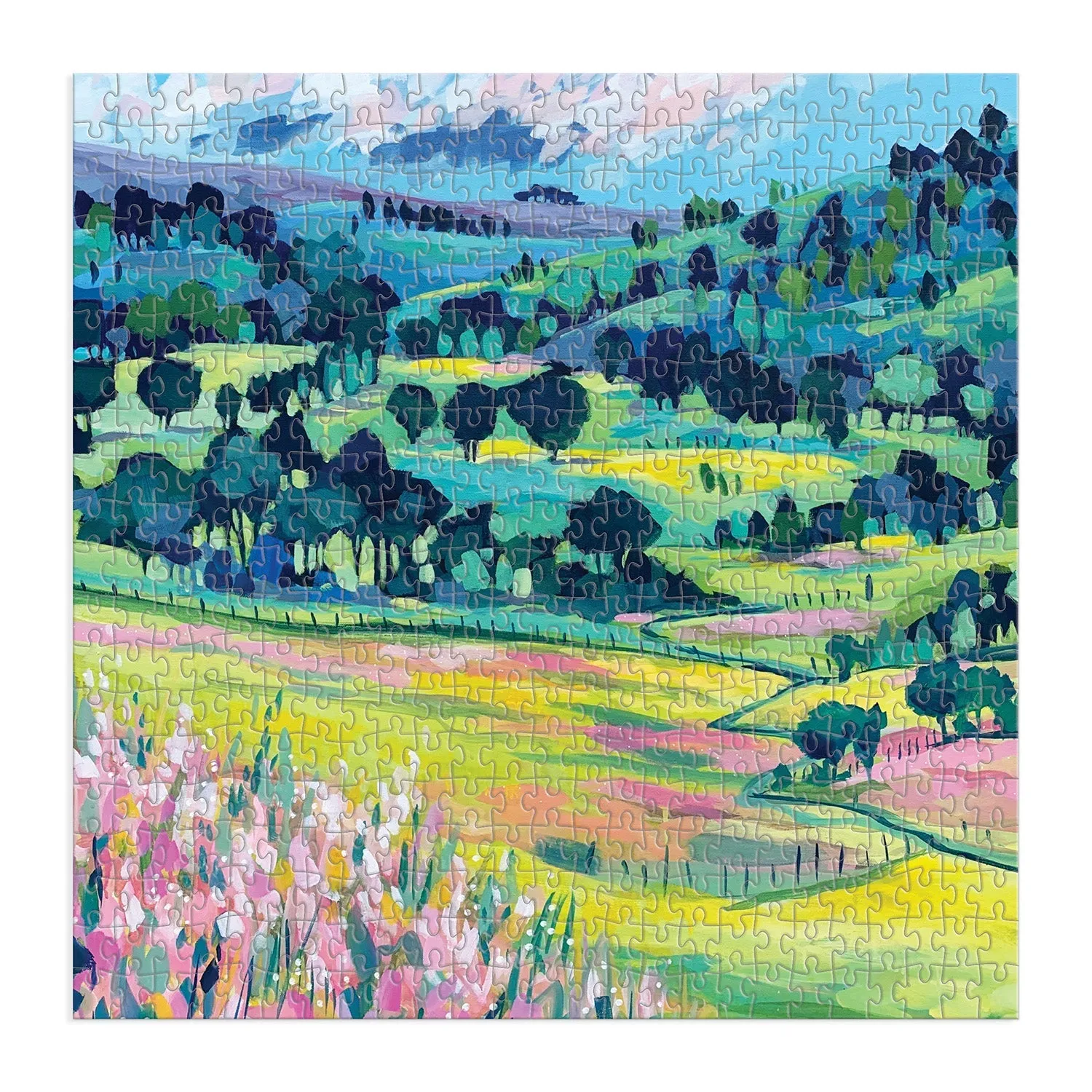 Galison Painted Hills puslespil 500 brikker landskab