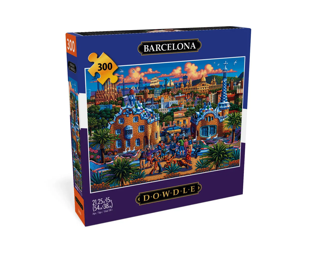 Buffalo Games Eric Dowdle Barcelona puslespil 300 brikker store