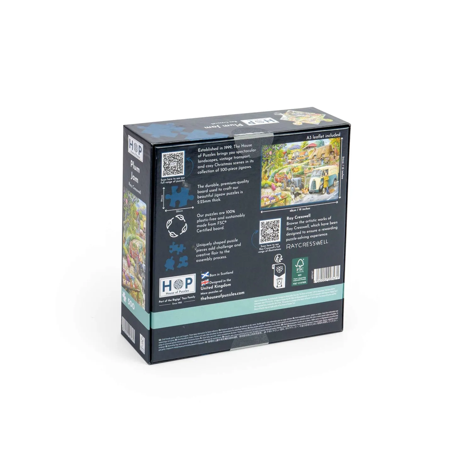 House of Puzzle Plum Jam 500 puslespil landmotiv