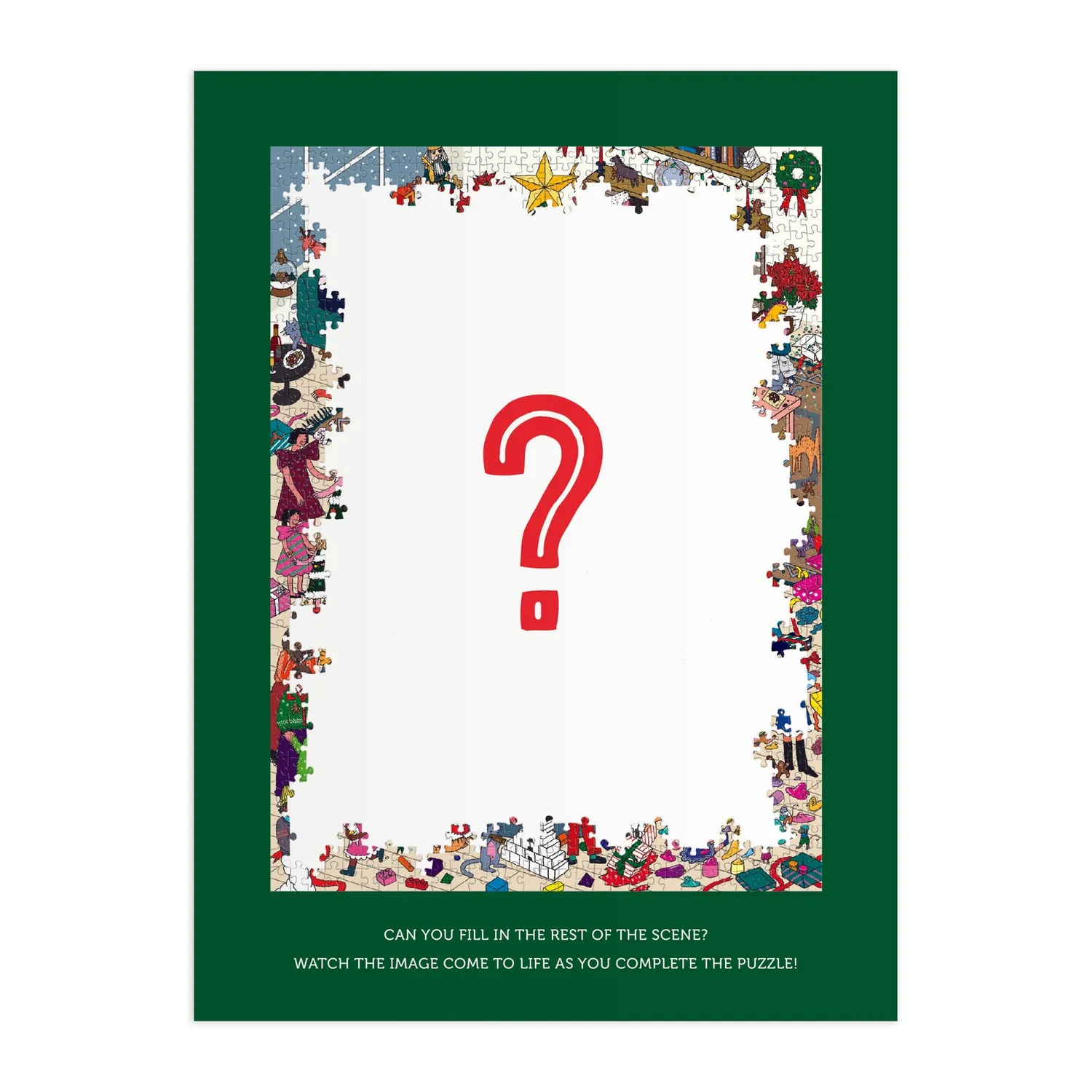 Galison Hye Jin Chung Merry In The Making Surprise puslespil 1000 brikker jul