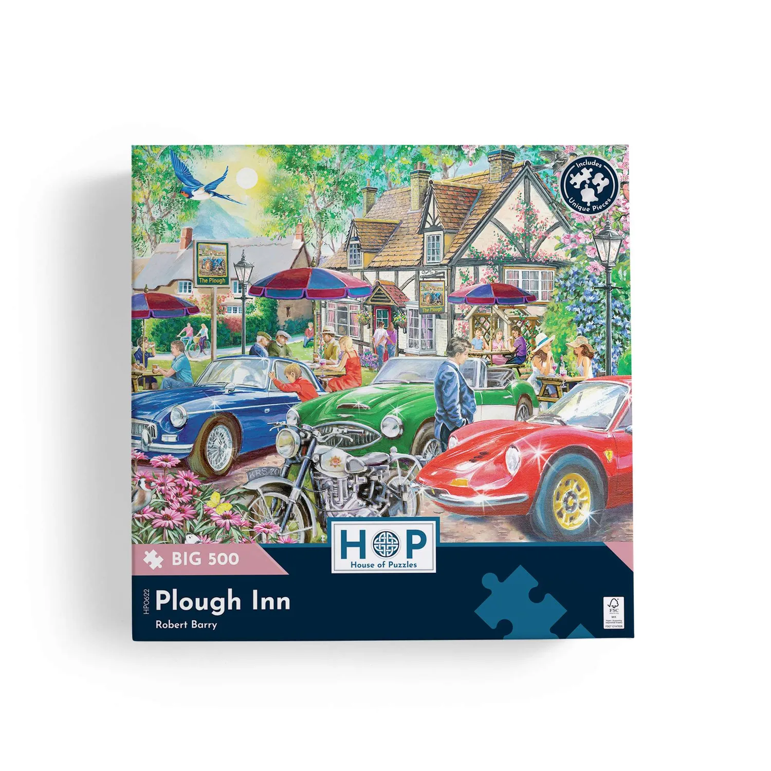 House of Puzzle BIG Plough Inn puslespil 500 store brikker