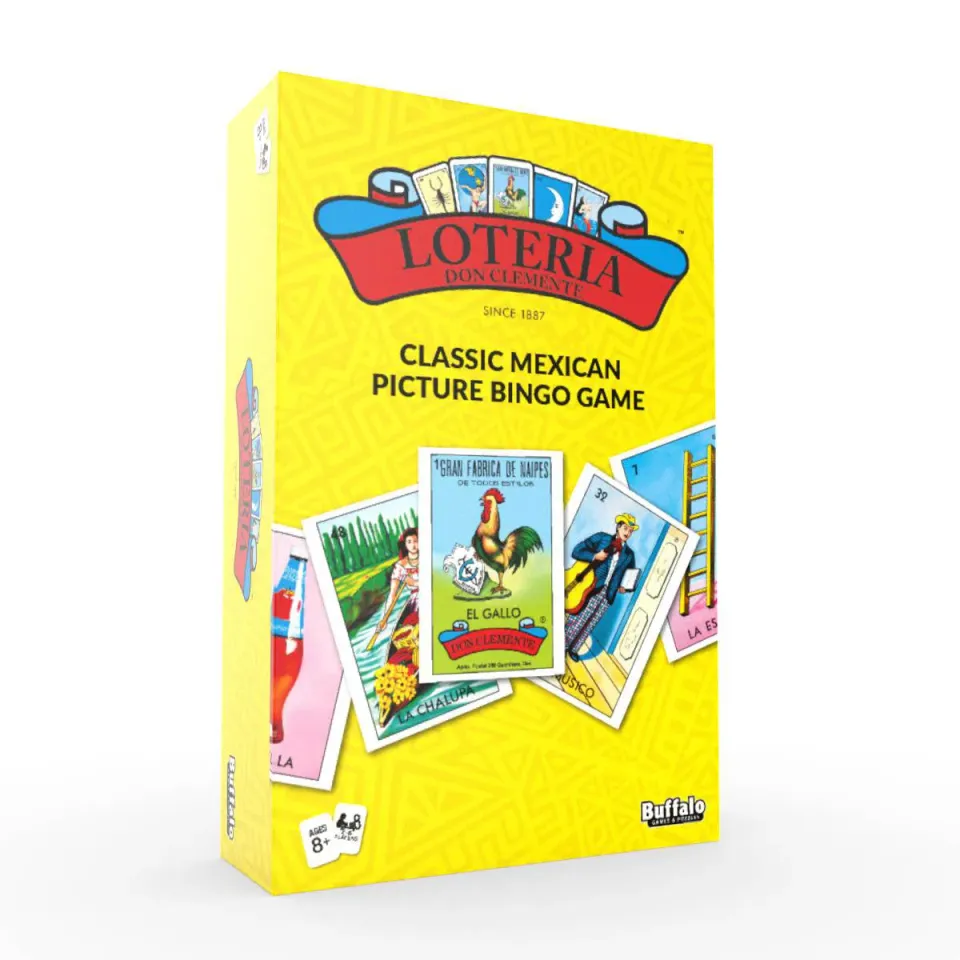 Buffalo Games Loteria brætspil samledåse – mexicansk bingo