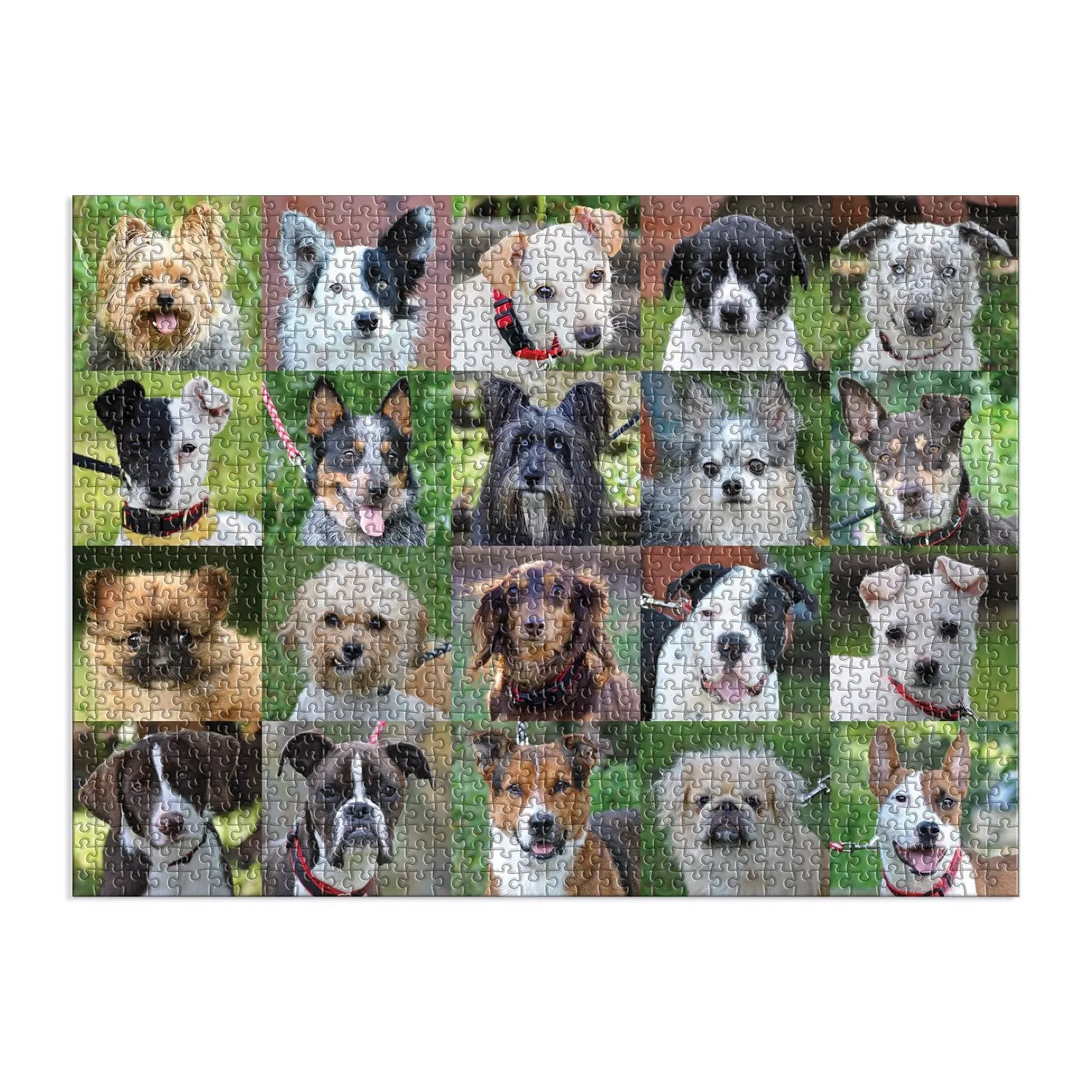 Good Puzzle Co Rescue Dogs puslespil 1000 brikker hunde