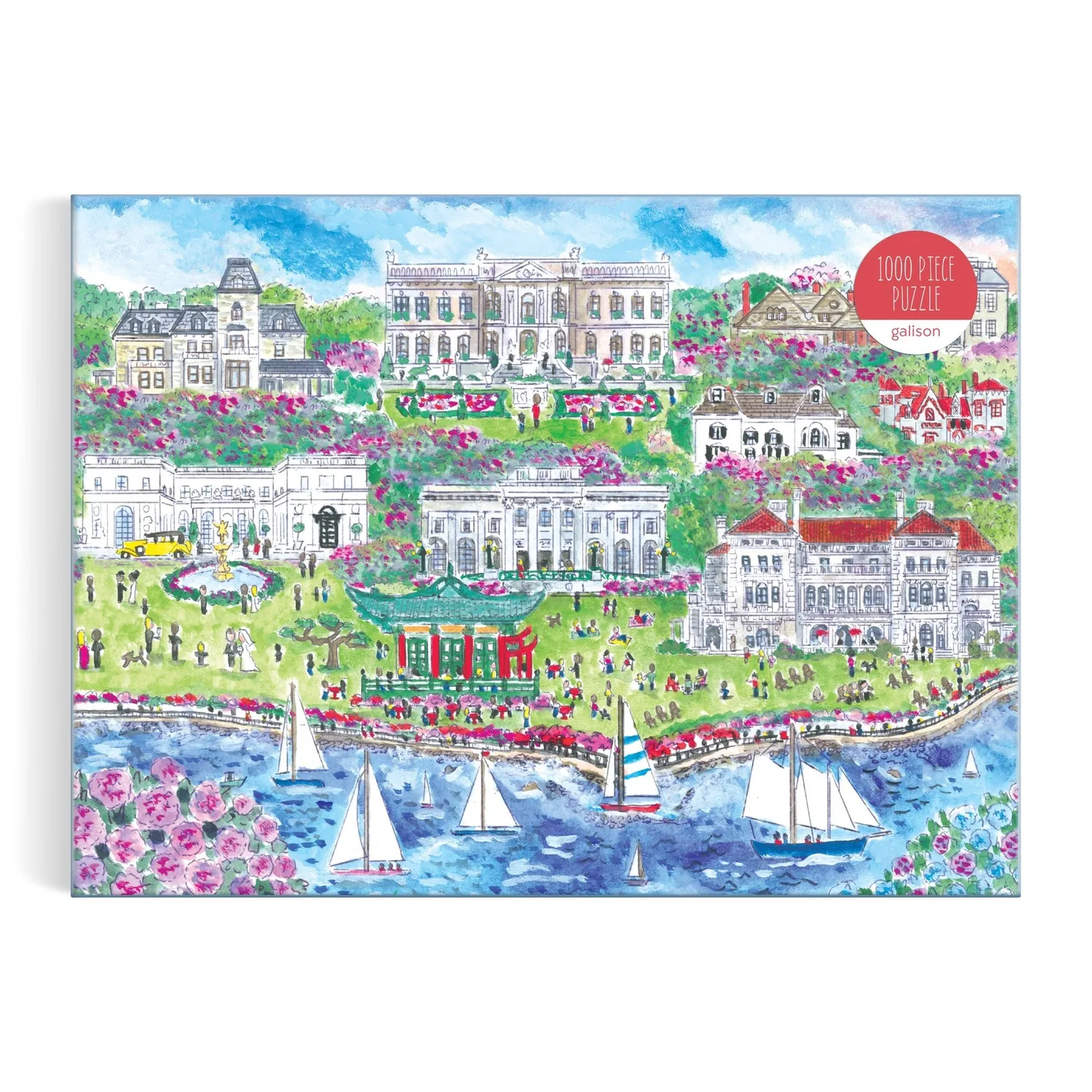 Galison Michael Storrings Newport Mansions puslespil 1000 brikker
